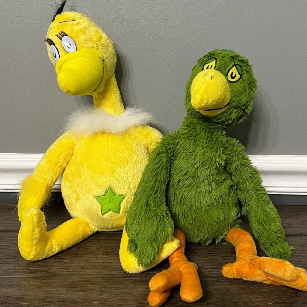 Kohl's Cares Dr. Seuss The Sneetches & Green Hooey Plush Set